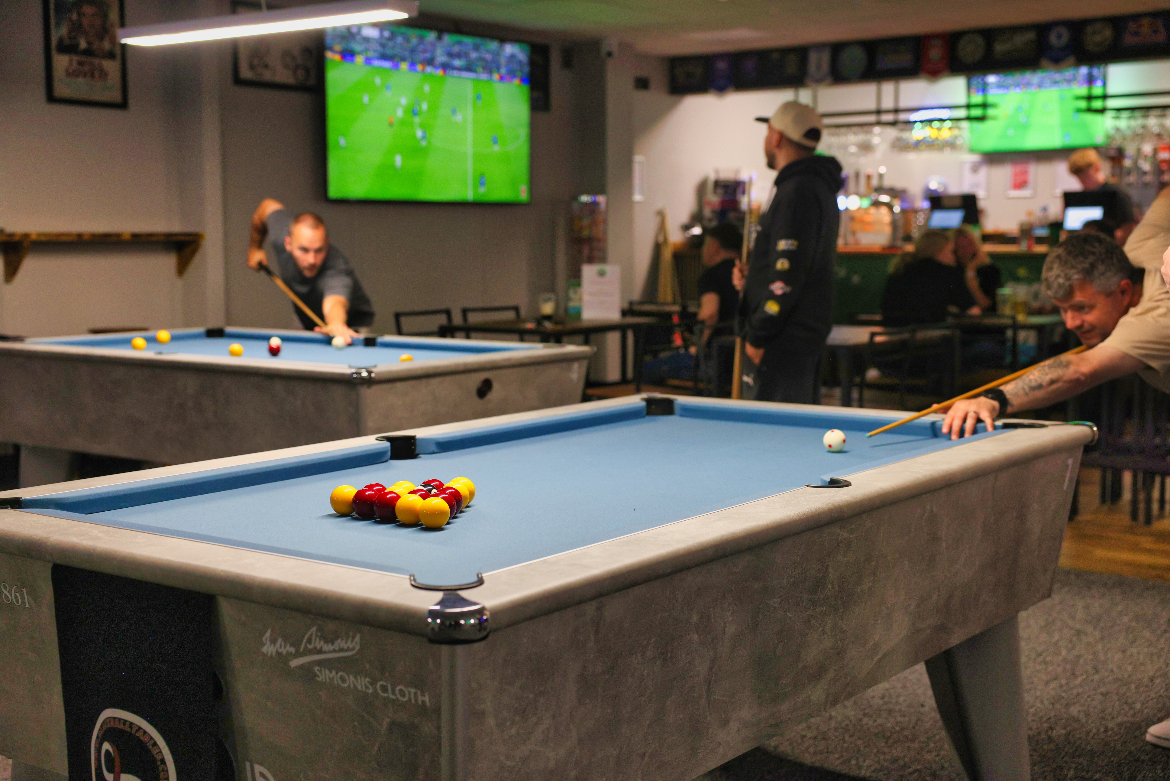 Competition Grade Pool Tables at Hotshots